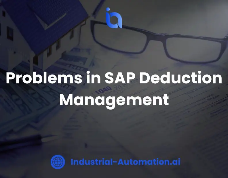 problems in SAP deduction management